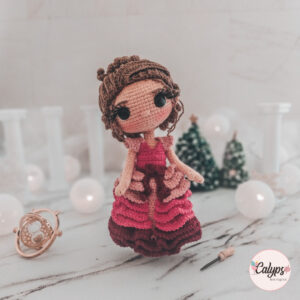 Hermione Granger, versión baile de navidad | Patrón de crochet