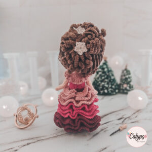 Hermione Granger, versión baile de navidad | Patrón de crochet