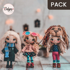 The Luna Lovegood trio | Crochet pattern pack