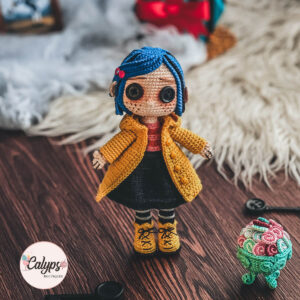 Coraline, button eyes version | PDF Crochet Pattern