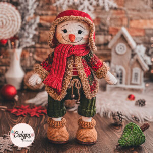 Frosty, el gran hombre de Nieve | Patrón de crochet en PDF