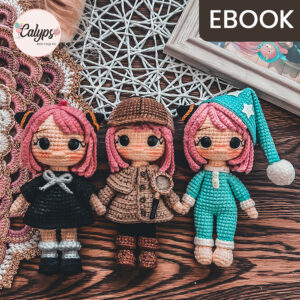 Anya Forger in 3 Versions – Pocket Size | E-book PDF Pattern