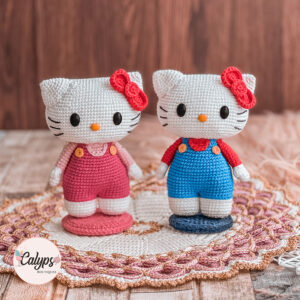 Hello Kitty, versión clásica | Patrón de crochet en PDF