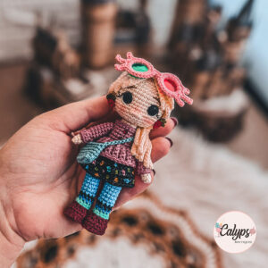 Luna Lovegood, pocket size version | Crochet PDF pattern