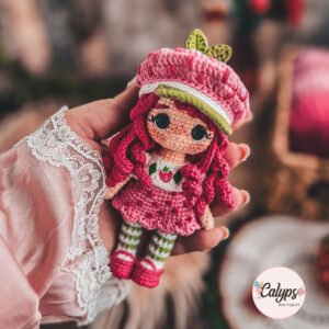 Strawberry Shortcake, 2009 pocket size version | Crochet PDF pattern