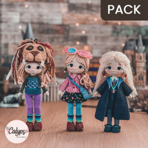 El trío de Lunas | Pack de patrones de crochet