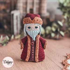 Albus Dumbledore, versión pocket size | Patrón de crochet