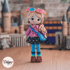 Luna Lovegood, versión lentes | Patrón de crochet