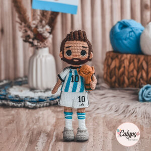 Lionel Messi | Patrón de crochet en PDF