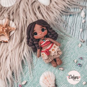 Moana, versión pocket size | Patrón de crochet en PDF