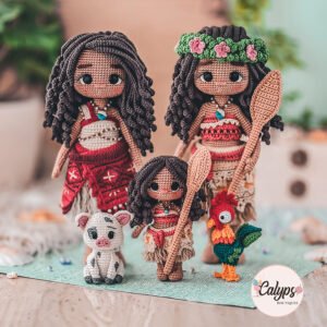 Pack todo Moana | Pack de patrones de crochet