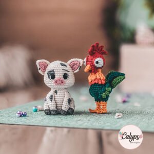 Pua & Hei Hei | Patrón de crochet