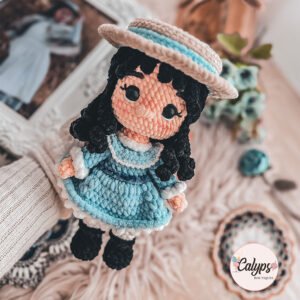 Diana Barry, versión plushie | Patrón de crochet en PDF